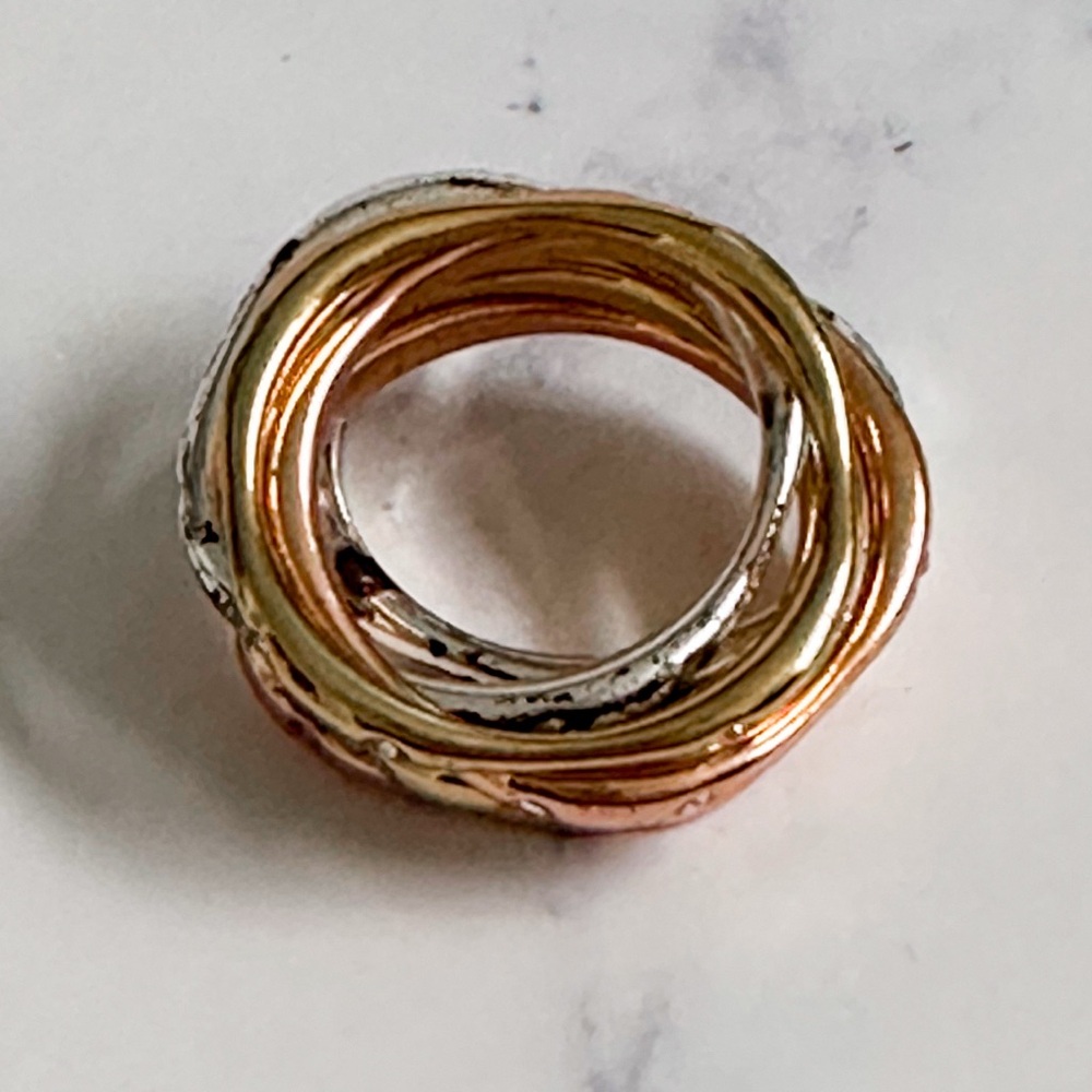 ✨4/$20 Chloe + Isabel TriColor Ring Stack AS IS